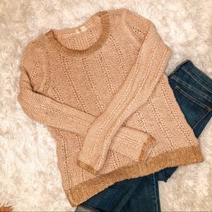 Anthropologie Moth Sweater Pink